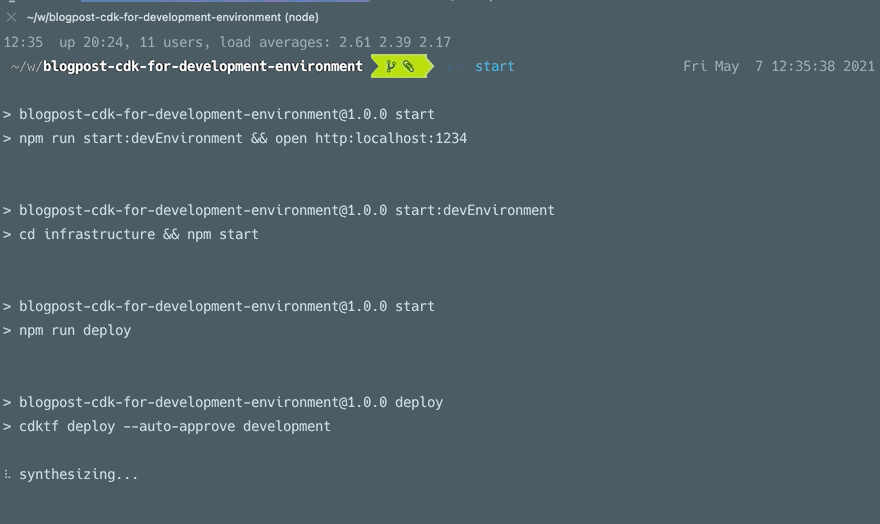 Startup with CDK for Terraform